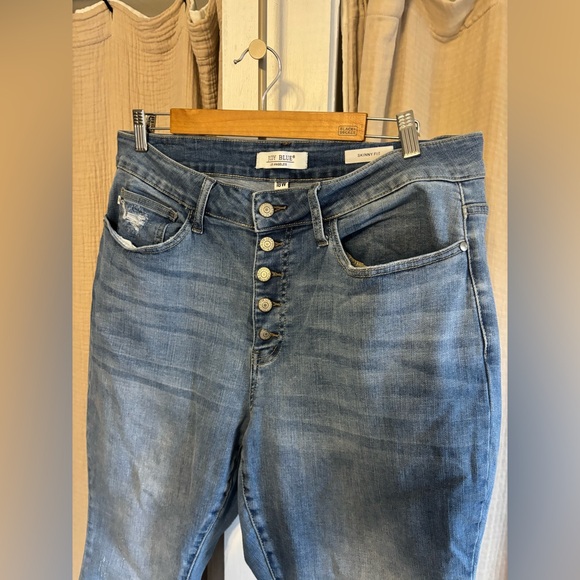 TWO Judy Blue Skinny Fit Jeans- 18W - Picture 11 of 15